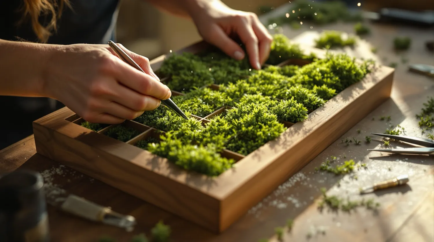 Moss craft detail