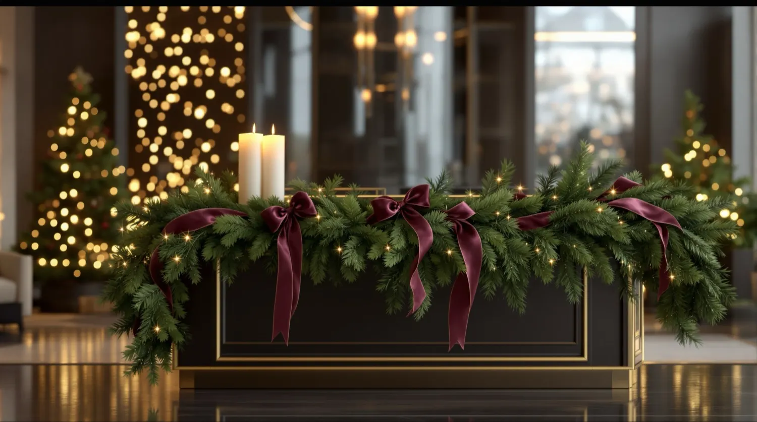 Holiday office decor